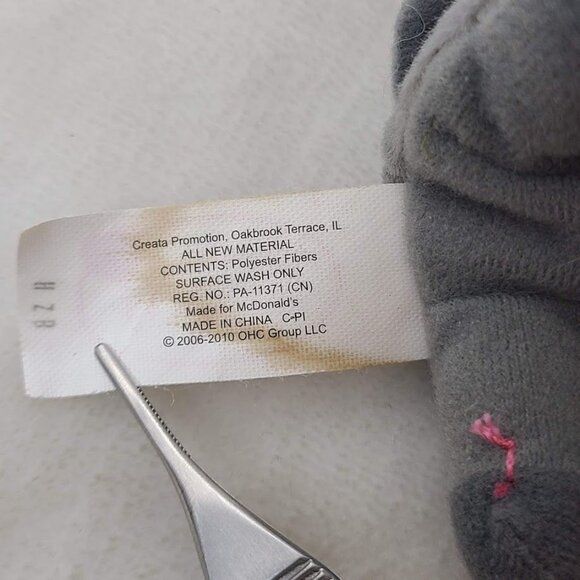 Only Hearts Club Pet Papa Elephant McDonalds Plush Mini Pets 2010 - Picture 8 of 13